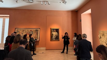 María Martín, guía experta del Museo Thyssen-Bornemisza explica el 'Cristo Resucitado' de Bramantino.