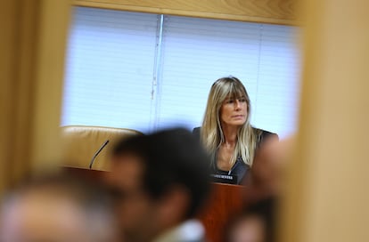 Begoña Gómez comparece en la Asamblea de Madrid durante una comisión para investigar los programas de cátedras y postgrados de la Universidad Complutense de Madrid, el 13 de noviembre.