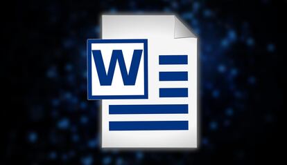 Icono de un archivo de un documento de Word