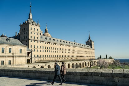 Exterior del Real Monasterio de San Lorenzo de El Escorial, en la Comunidad de Madrid.