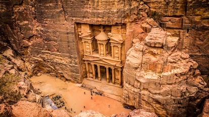 Imagen de archivo del yacimiento de Petra (Jordania)