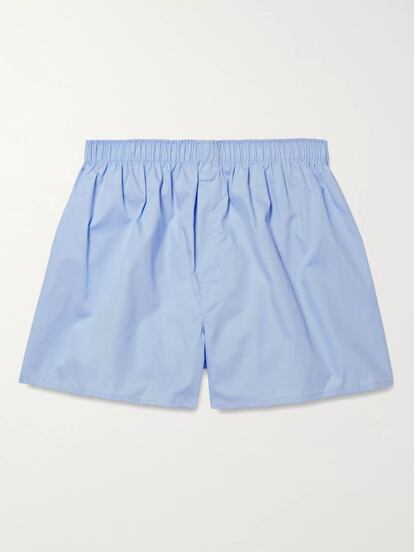 Calzoncillos clásicos en azul claro de Sunspel.

50€