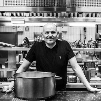 El chef Eduardo García en su restaurante de Ciudad de México, el día 15 de agosto de 2024.