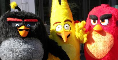Personajes del juego 'Angry Birds'.
