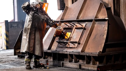 Una de las plantas de acero de ArcelorMittal en Bremen (Alemania) en una imagen de archivo de 2022.