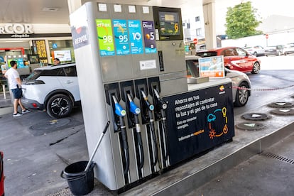 Una gasolinera en Madrid, el 2 de septiembre de 2024.