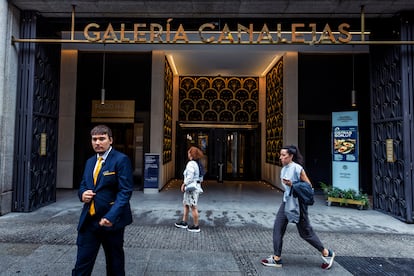 La lujosa Galería Canalejas, en Madrid, el 16 de octubre de 2024.
