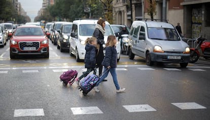 Calle Aragó de Barcelona