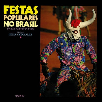 Capa do livro 'Festas populares no Brasil', de Lélia Gonzalez.