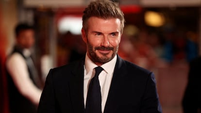 David Beckham durante el estreno de la serie 99