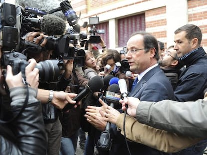 El exlíder de los socialistas franceses, François Hollande.