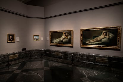 'Las majas' de Goya, en una imagen tomada en el Prado en junio de 2020.