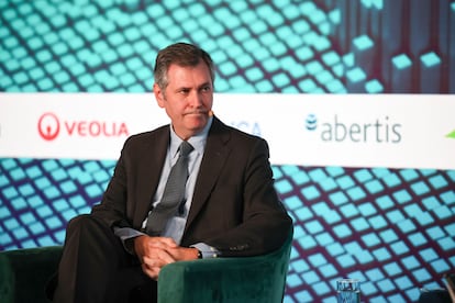 Jordi Fernández, director general del área técnica de Abertis, durante su participación en CREO.