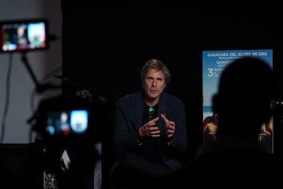 Walter Salles speaks with Europa Press after winning the Goya Award for Best Ibero-American Film, in February 2025 in Madrid.