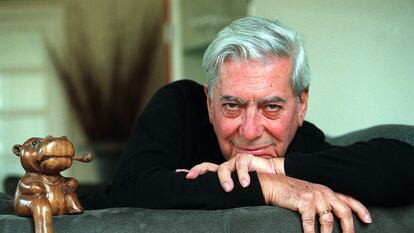 Mario Vargas Llosa, retratado en febrero de 2003 en Madrid.