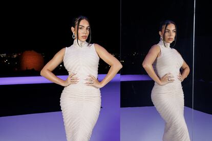 Georgina Rodríguez, durante la Fashion Week del 2024 en Riad.