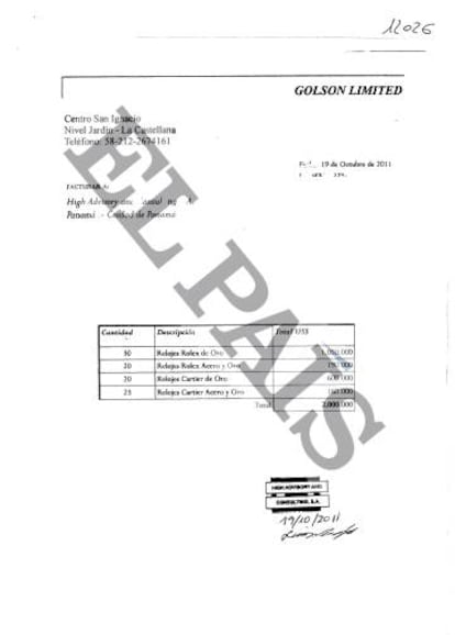 Facturas de Panamá Diego Salazar
