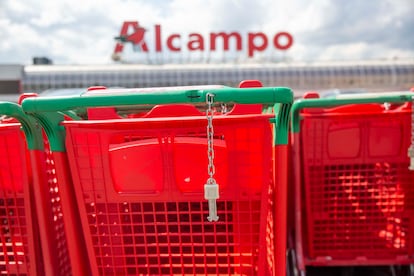 Exterior de un supermercado Alcampo en Guipúzcoa.