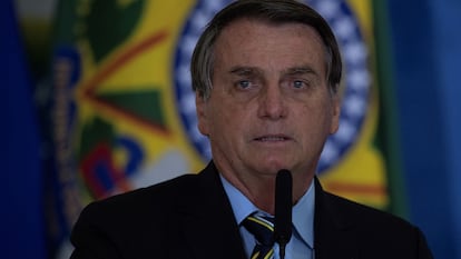 O presidente Jair Bolsonaro, fotografado na terça-feira, 12 de maio.