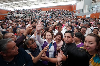 Yasmín Esquivel en Ecatepec, Estado de México, el 31 de marzo de 2025.