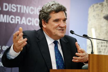 El ministro de Inclusión, Seguridad Social y Migraciones, José Luis Escrivá, en una imagen de archivo.