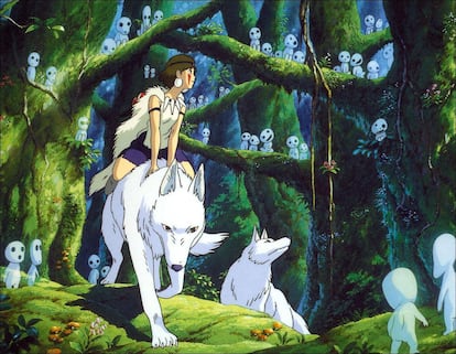 Imagen de 'La princesa Mononoke'.