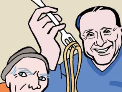 Berlusconi, al geriátrico