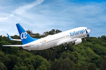 Uno de los B737 de Air Europa.