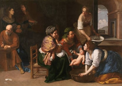 'The Birth of Saint John the Baptist' (1635) by Artemisia Gentileschi. 