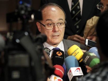 El gobernador del Banco de España, Luis María Linde.