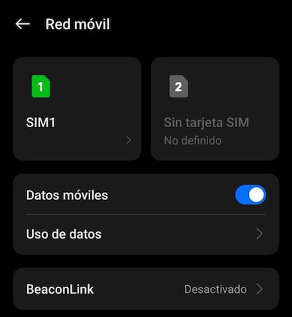 Elección de tarjetas SIM en Android