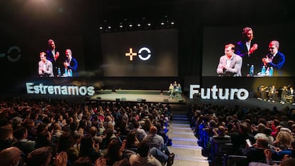Los directivos de Másorange reunieron a la plantilla en abril para explicar la nueva organización.
