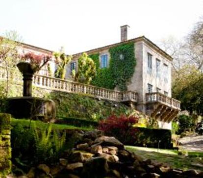 El majestuoso pazo de Faramello.