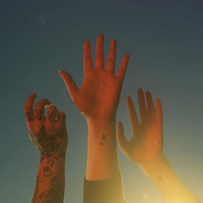 Portada de 'The record', de Boygenius