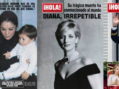 Selección de portadas de '¡Hola!