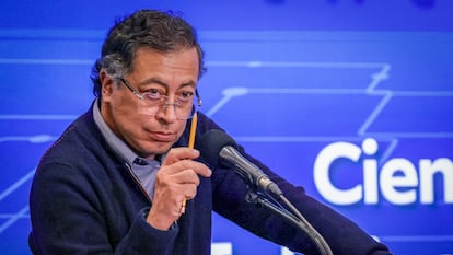 El presidente Gustavo Petro, este martes.