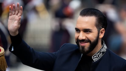 Nayib Bukele en Buenos Aires.