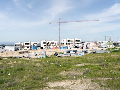 Un proyecto de construcción de una urbanización de lujo en Majadahonda.