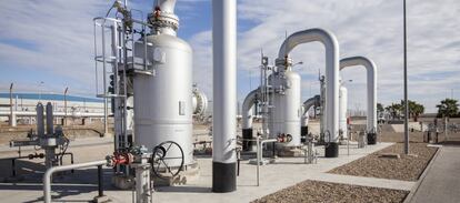 Instalaciones del sistema de gas de Enagás.