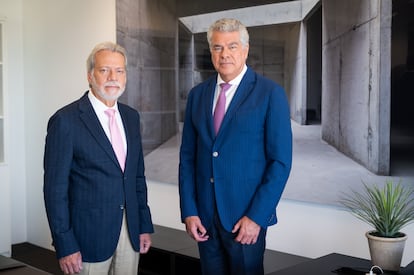 Los hermanos Luis y Mauricio Amodio, principales accionistas de OHLA.