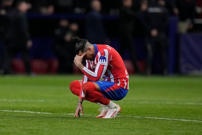 Giménez, tras la derrota del Atlético de Madrid.