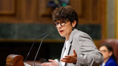 La diputada del PNV, Maribel Vaquero, este miércoles en el Congreso.