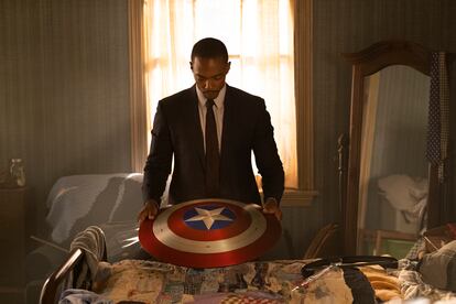 Anthony Mackie, who plays Falcon in the Marvel Cinematic Universe.